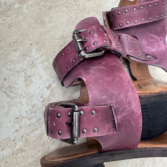 Free People Purple Studded Sandals - Picture 6 of 15